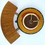 "Two Paths to the Same Destination" wall clock